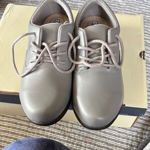 Men’s Derby Lace-Up Shoes in Light Gray